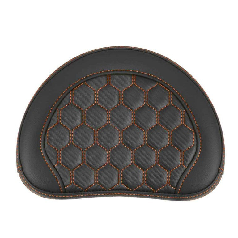 HC Orange Stitch Sissy Bar Contoured Pad