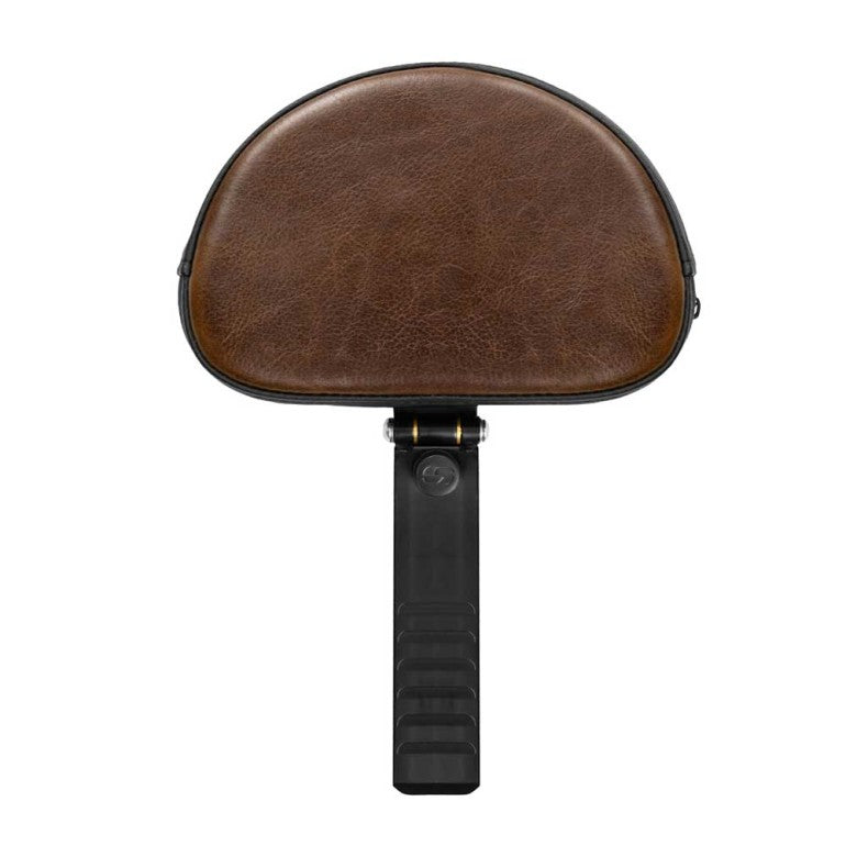 Backrest Assembly (only) for Sportster Lariat Solo Seats with Brown Leather