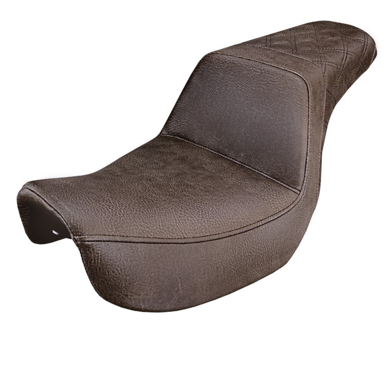 2006-2017 FXD, FXDWG, FLD Dyna Brown Step-Up™ Rear LS Seat