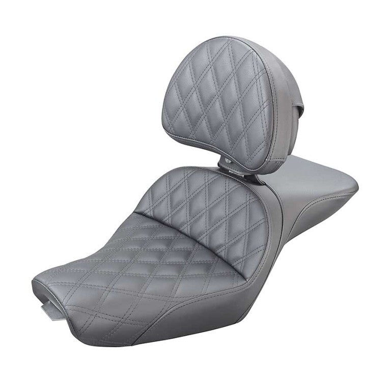 2004-2021 XL Sportster Explorer™ LS Seat with Driver's Backrest (4.5G Tank)