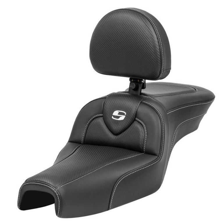 2004-2022 Sportster RoadSofa™ CF w/Drivers Backrest (4.5G Tank)