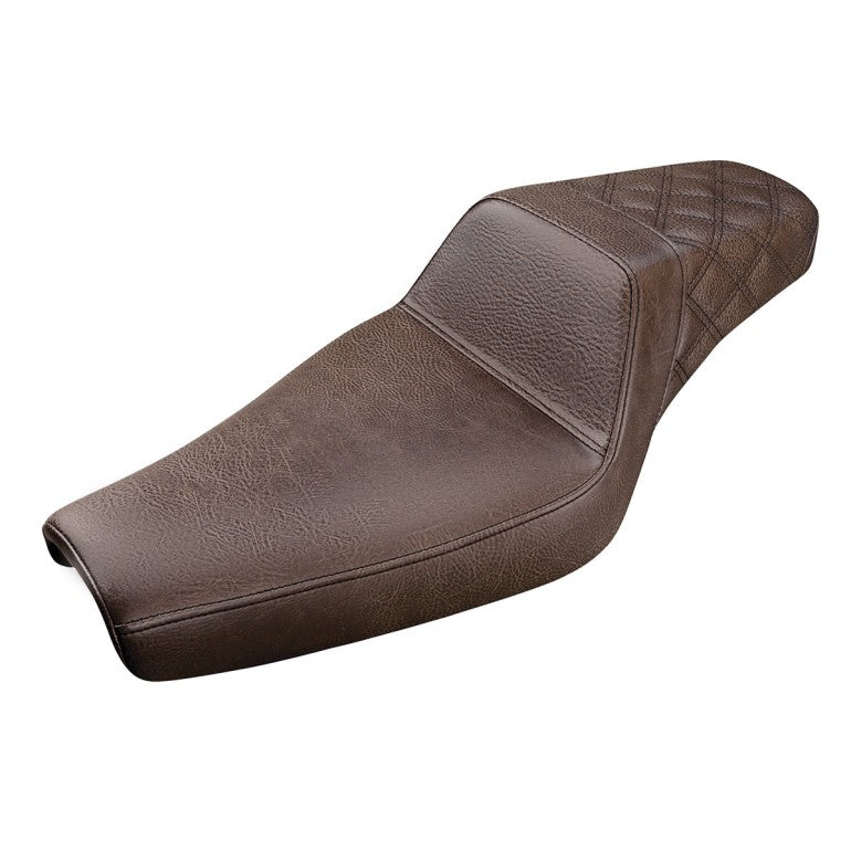 2004-2022 Sportster Brown Step-Up™ Rear LS Seat (Forty-Eight and 3.3G Tank)
