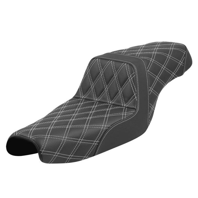 2004-2022 Sportster Step-Up™ LS, All White Stitching (Forty-Eight and 3.3G Tank)