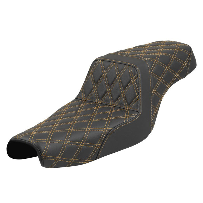 2004-2022 Sportster Step-Up™ LS, All Gold Stitching (Forty-Eight and 3.3G Tank)