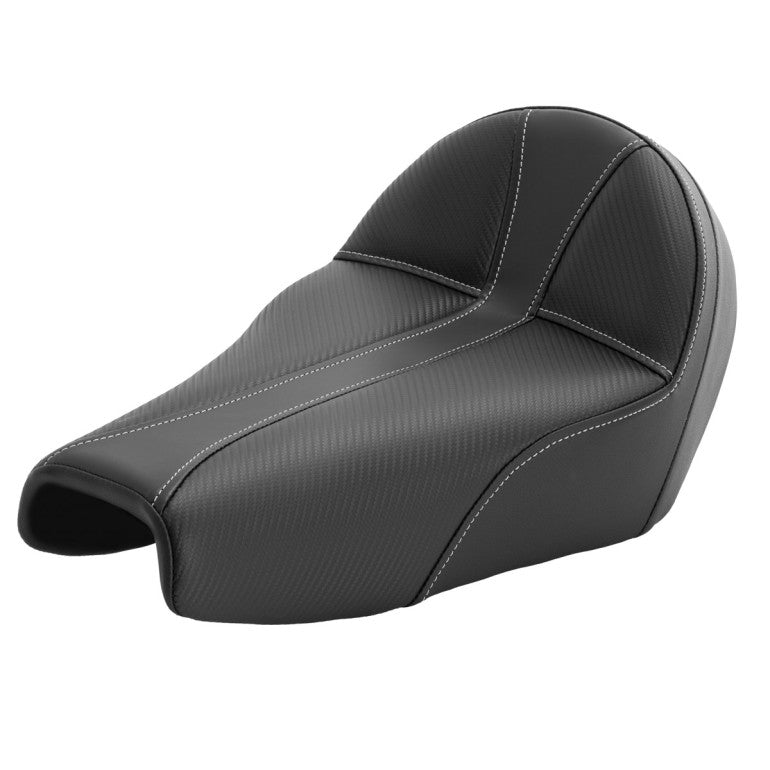 2004-2022 Sportster Dominator™ Solo Seat (Forty-Eight and 3.3G Tank) Backrest Ready