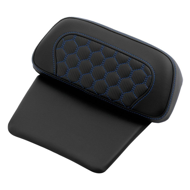 2014-2025 FLHR, FLHT, FLHX , & FLTR Roadsofa™ H-D Chopped Tour Pack Backrest Pad HC Blue