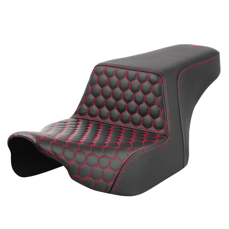 2024-25 Road Glide / Street Glide | 2023-25 CVO Road Glide / Street Glide Step-Up™ HC Seat, Red Stitch