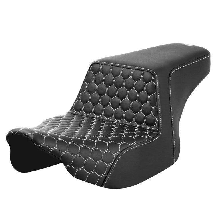 2024-25 Road Glide / Street Glide | 2023-25 CVO Road Glide / Street Glide Step-Up™ HC Seat, White Stitch