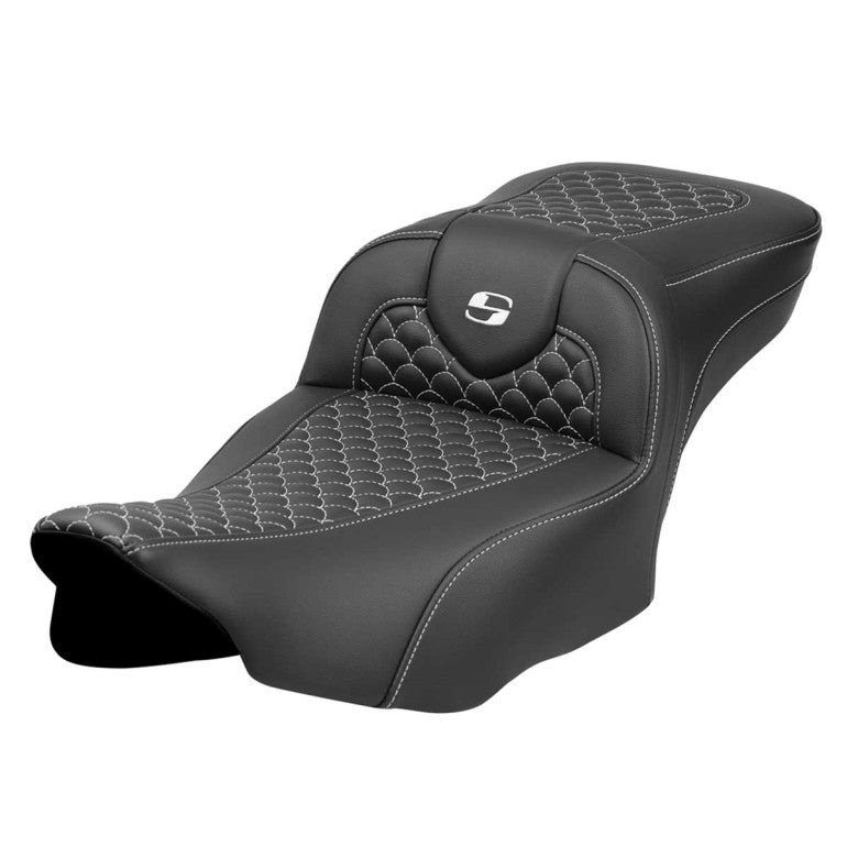 2024-25 Road Glide / Street Glide | 2023-25 CVO Road Glide / Street Glide Ext. Reach RoadSofa DS, White Stitch