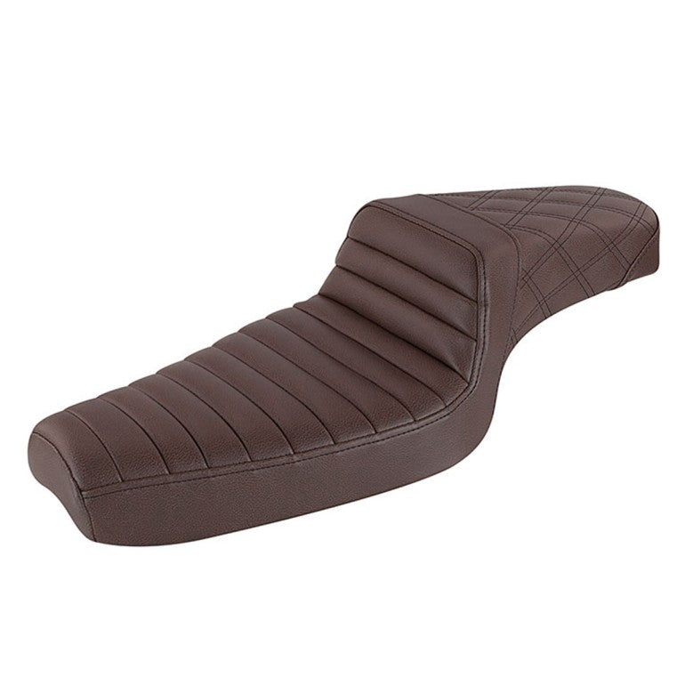 1979-2003 XL Sportster Brown Step-Up™ TR Front & LS Rear Seat