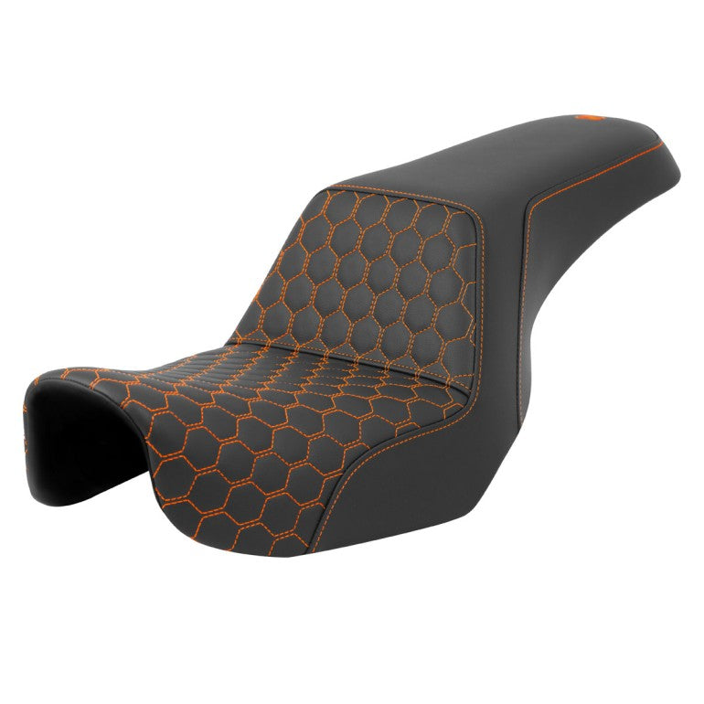 2006-2017 FXD, FXDWG, FLD Dyna Step-Up™ HC Seat- Orange