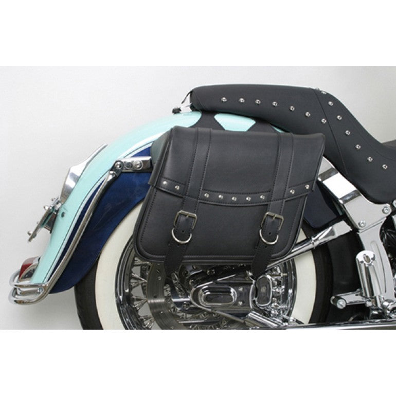 Highwayman Riveted Slant Saddlebags, Medium