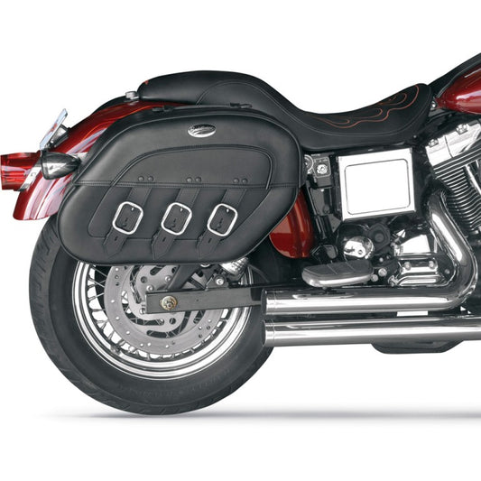 S4 Rigid-Mount Quick-Disconnect Drifter Saddlebags for HD Dyna