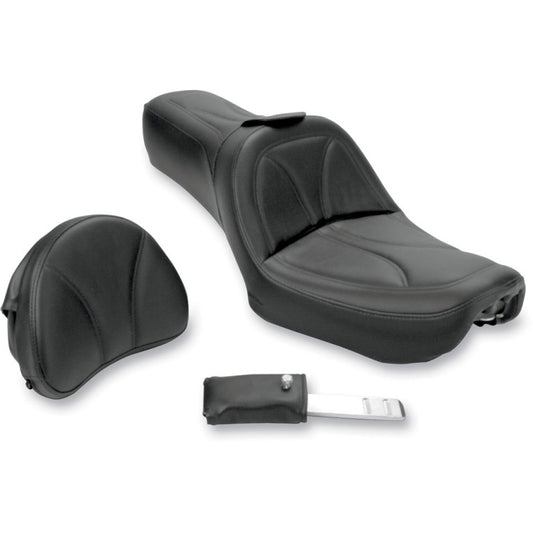 2004-2005 FXD Dyna King Seat with Driver's Backrest