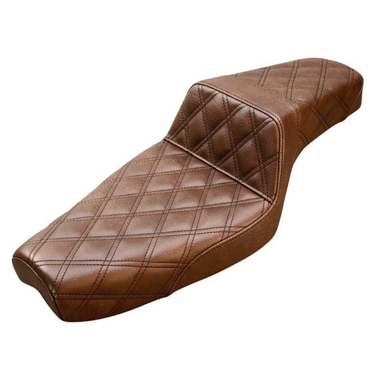 2004-2022 Sportster Brown Step-Up™ Front & Rear LS Seat (Forty-Eight and 3.3G Tank)
