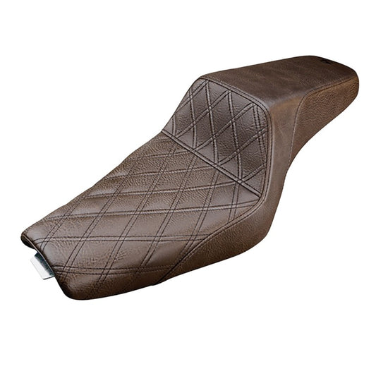 2004-2022 Sportster Brown Step-Up™ Front LS Seat (Forty-Eight and 3.3G Tank)