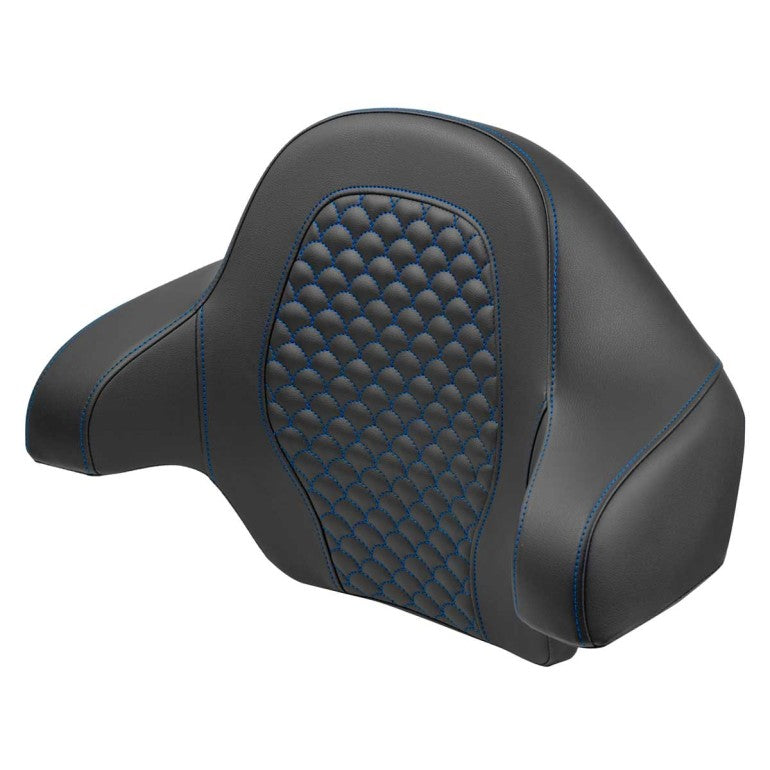 2014-2025 FLHR, FLHT, FLHX, FLTR & FLHTCUTG Roadsofa™ DS Tour Pack Backrest Pad, Grey Stitch