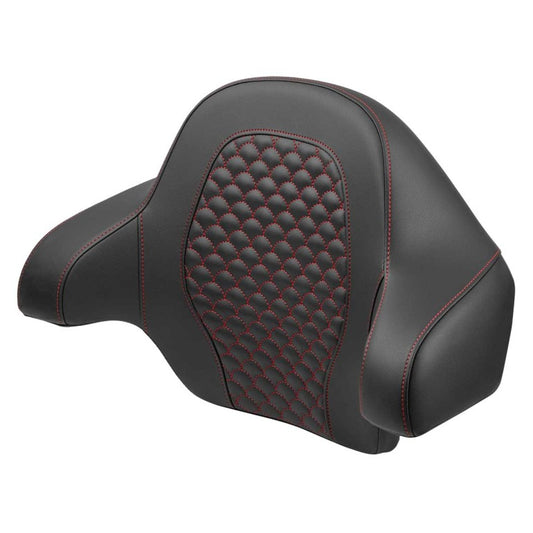 2014-2025 FLHR, FLHT, FLHX, FLTR & FLHTCUTG Roadsofa™ DS Tour Pack Backrest Pad, Red Stitch