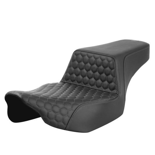 2024-25 Road Glide / Street Glide | 2023-25 CVO Road Glide / Street Glide Step-Up™ HC Ext Reach Seat, Gray Stitch