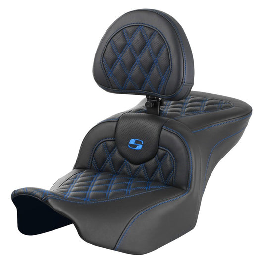 2024-25 Road Glide / Street Glide | 2023-25 CVO Road Glide / Street Glide RoadSofa LS w/Backrest All Blue Stitching
