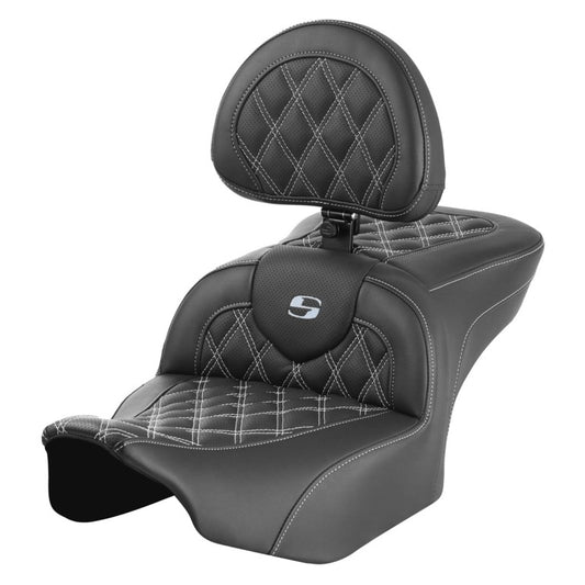 2024-25 Road Glide / Street Glide | 2023-25 CVO Road Glide / Street Glide RoadSofa LS w/Backrest All Silver Stitching
