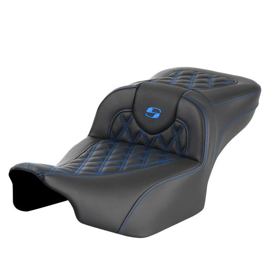 2024-25 Road Glide / Street Glide | 2023-25 CVO Road Glide / Street Glide RoadSofa LS Ext Reach Seat, All Blue Stitching