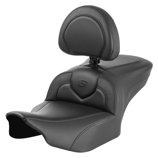 2024-25 Road Glide / Street Glide | 2023-25 CVO Road Glide / Street Glide RoadSofa CF w/Backrest All Black Stitching
