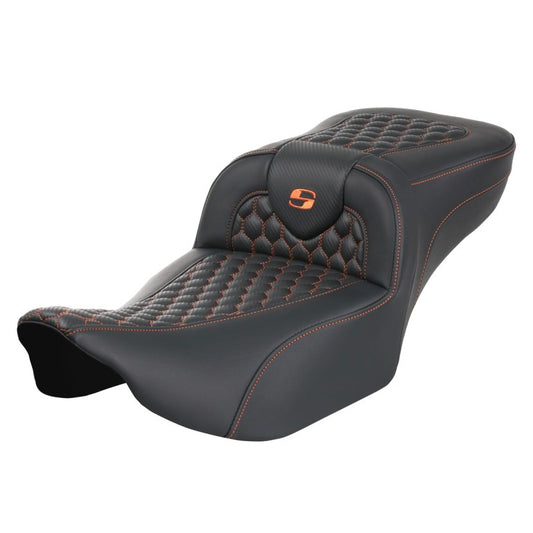 2024-25 Road Glide / Street Glide | 2023-25 CVO Road Glide / Street Glide RoadSofa™ HC Ext Reach, Orange Stitch