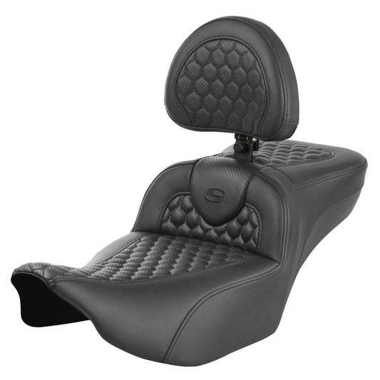 2024-25 Road Glide / Street Glide | 2023-2025 CVO Road Glide / Street Glide RoadSofa™ HC Ext Reach w/ Driver's Backrest, Black