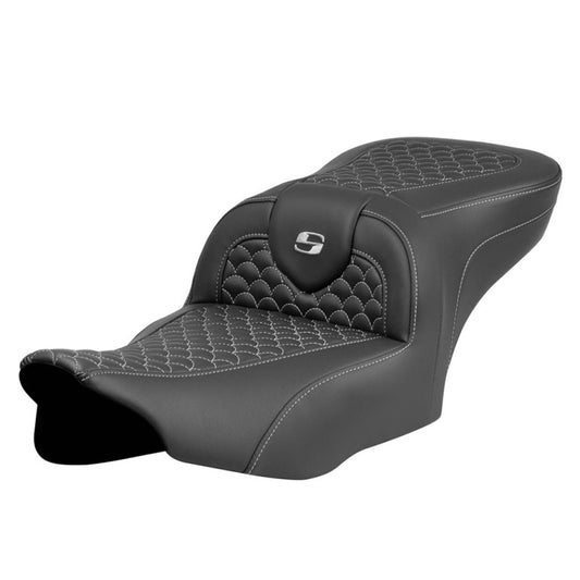2024-25 Road Glide / Street Glide | 2023-25 CVO Road Glide / Street Glide RoadSofa DS Seat, Silver Stitch