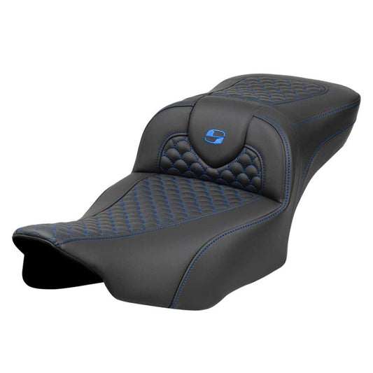 2024-25 Road Glide / Street Glide | 2023-25 CVO Road Glide / Street Glide Ext. Reach RoadSofa DS, Blue Stitch