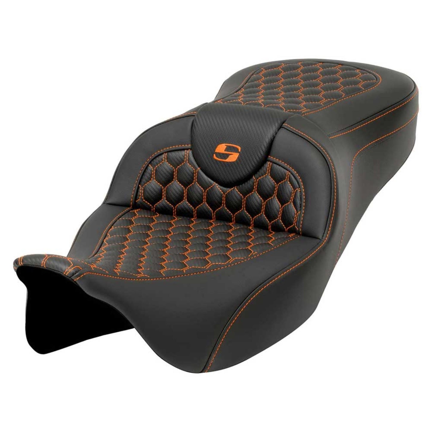 2008-2024* FLHR, FLHT, FLHX & FLTR RoadSofa™ HC Seat, Orange