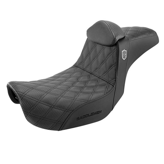2006-2017 FXD, FXDWG, FLD Dyna Pro Series SDC Performance Gripper Seat with Driver's Lumbar Rest