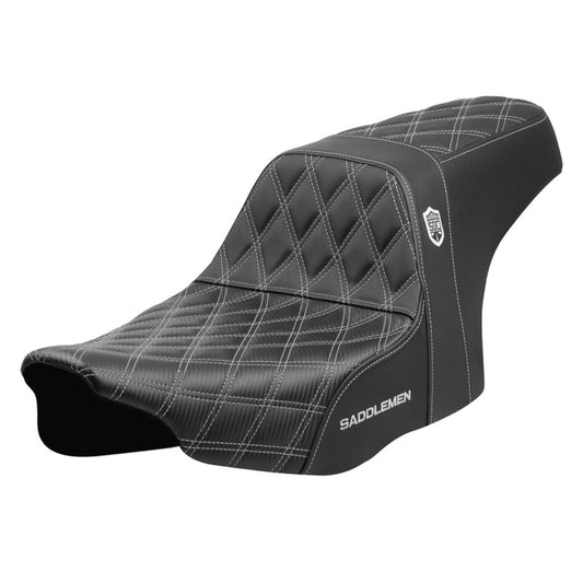 2024-25 Road Glide / Street Glide | 2023-25 CVO Road Glide / Street Glide SDC Performance Pro Series Gripper Seat, Silver Stitch