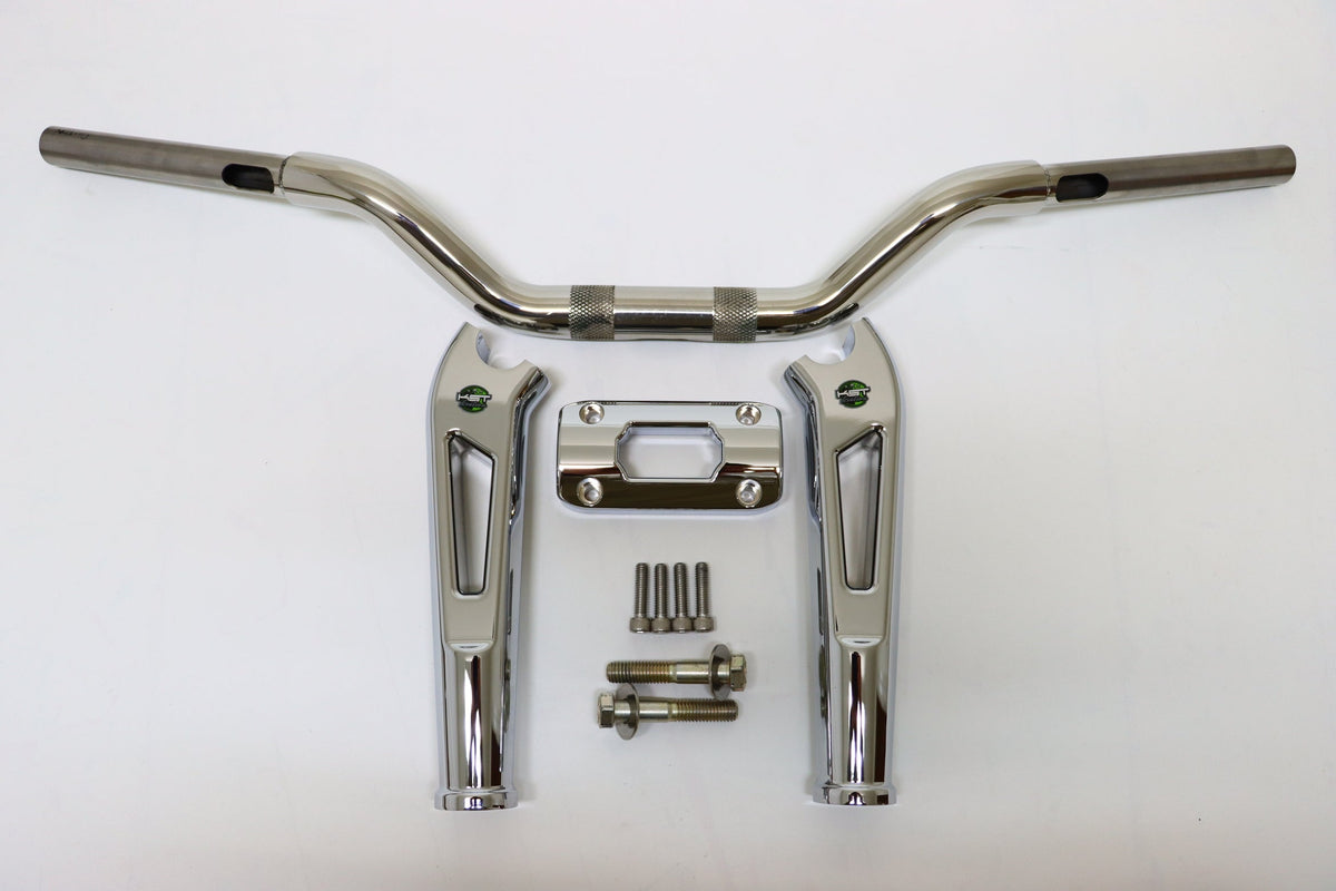 KST Kustoms Apex Risers and Mid Moto Handlebar Options — Road Glide